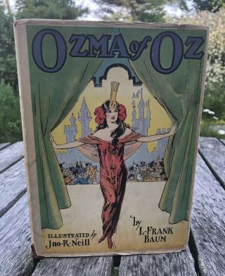 Rare Canadian Edition Ozma Of Oz By L Frank Baum With Dust Jacket Illustrated
