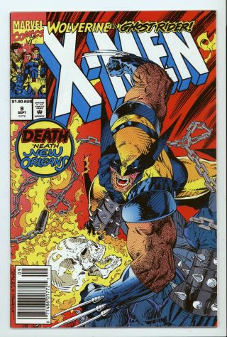 X - Men 9 Ghost Rider Rare Australian Price Variant
