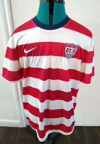 Nike Mens Usa Soccer Waldo Usmnt 2012 Rare Jersey Us Sz L