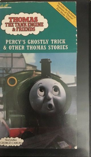 Thomas The Tank Engine & Friends Percy’s Ghostly Trick Vhs - - Rare Vintage