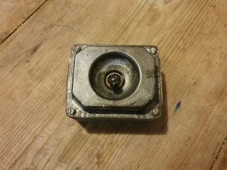 Old Industrial Cast Iron Light Switch