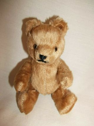 Vintage Antique Miniature German Mohair Jointed Teddy Bear