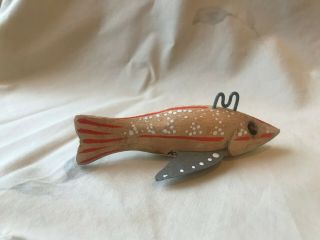 Kirk Schnitker Minnesota Folk Art Mini Fish Decoy
