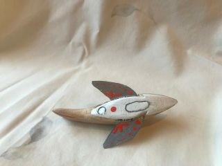 Kirk Schnitker Minnesota Folk Art Mini Fish Decoy 2