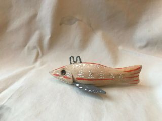 Kirk Schnitker Minnesota Folk Art Mini Fish Decoy 3
