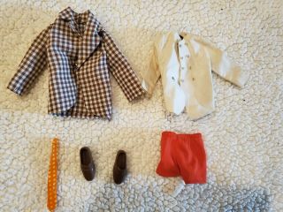 VINTAGE KEN 1972 Mod hair doll with extra outfits clothing 2