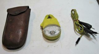 Vtg Amprobe Ac Volt Ammeter Tester Meter Model 525 W Wires & Leather Case