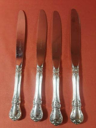 Set Of 4 Towle Old Master Dinner Knives