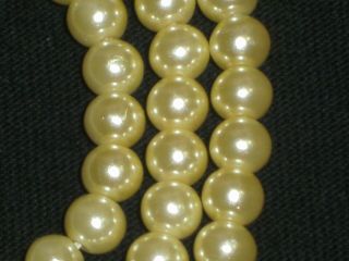 Vintage Pearl Necklace 18 " Inch Made In Japan