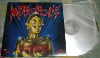Laserdisc Movie Vestron Video Rare Metropolis 1985 Vl5090 Laser Videodisc Sci - Fi
