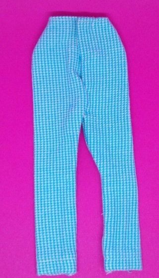 Vintage Barbie Outdoor Life 1637 - Checkered Blue White Pants