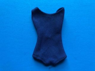 Pak - Helenca Swimsuit 1962 - 1963 Navy Blue Tagged For Vintage Barbie Doll