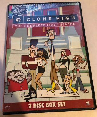 Clone High: Complete 1st Season (dvd 2007,  2 - Disc Set) Rare Oop Luke Perry