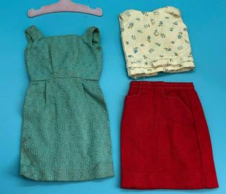 Pak Separates For Your Ideal Tammy Doll,  Sheath Dress,  Skirt,  Blouse Vintage