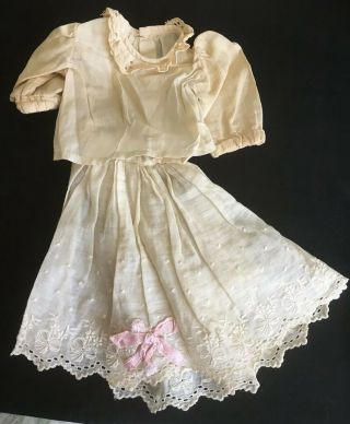 Vintage 14” Doll Dress & 2 Piece Outfit Madame Alexander “snow White”