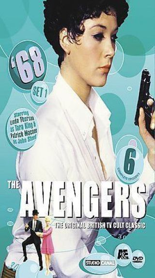 British Tv Show Cult Classic Avengers 68 Set 1 Rare Oop 2 Disc Dvd Box Set