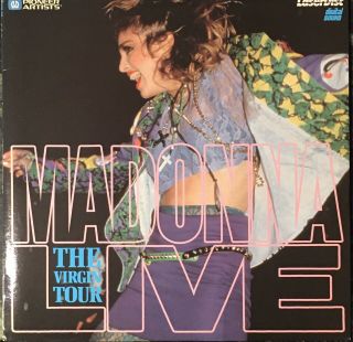 Madonna Live - The Virgin Tour (laserdisc 1985) Very Rare,  Watched Once