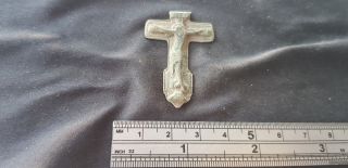 Very rare Post Medieval bronze Crucifix in uncleaned con.  UK find L95z 2