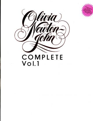 Olivia Newton - John Complete Volume 1; Revised Edition; Rare