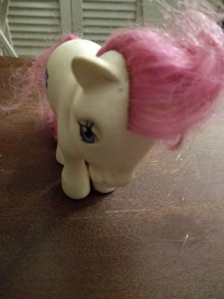 Rare 1983 Vintage White And Pink Hasbro My Little Pony