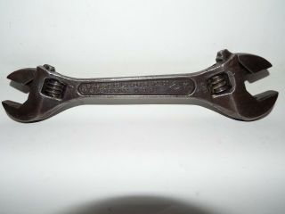 Vintage/antique Diamond Calk Horseshoe Co.  A414,  Double Adjustable Wrench 8 & 10