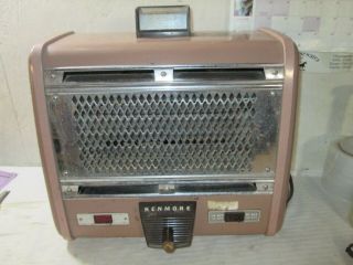 Vintage Kenmore Space Heater Metal.  Electric Automatic Deluxe.
