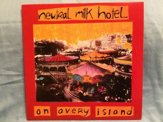 Neutral Milk Hotel - On Avery Island,  Rare 1996 Vinyl Record Mrg103lp