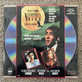 Vampire’s Kiss Laserdisc - Nicolas Cage - Very Rare