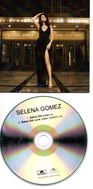 Selena Gomez Same Old Love Rare French Promo Cds In Card Ps