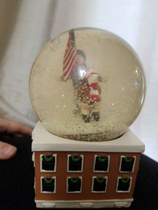 Department 56 Water Snow Globe WaterGlobe A Christmas Story Flagpole Rare 3