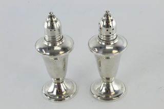Vintage Duchin Creation Weighted Sterling Silver Salt & Pepper Shakers (184g)