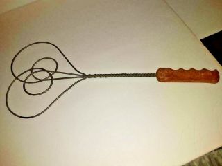 Primitive Antique Wire Rug Beater 00 My Heart
