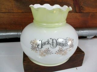 Rare Jack Daniels Hurricane Lamp Quoizel Whiskey Vintage Replacement Glass Jd1