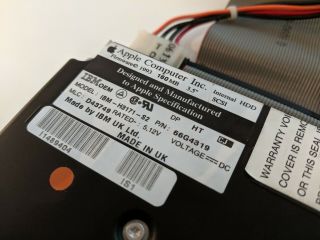 Apple OEM IBM H3171 - S2 hard drive 160 MB SCSI - RARE & 2