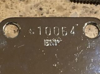1984 ESP Guitar Neck Plate Custom Order Rare 3