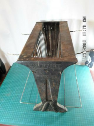 Antique " Broiloaster " Camping Fireplace Roaster Broiler Toaster