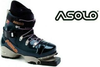 Rare Find Asolo Telebreeze Plastic Telemark Ski Boots Removable Liner 29 Men 11