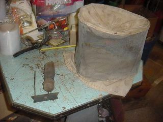 Vintage Antique Bee Keepers Hat & Tools Cabin Cottage Decor Rare