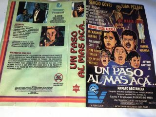 One Step Into The Unknown Vhs Horror Comedy 1989 Mexican Big Box Video Rare