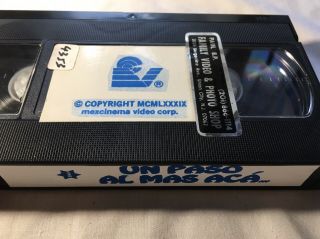 ONE STEP INTO THE UNKNOWN VHS Horror Comedy 1989 MEXICAN Big Box VIDEO Rare 2