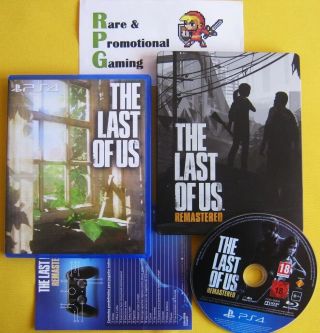 Ps4 - The Last Of Us Remastered W/ Extremely Rare European Exclusive Steelbook
