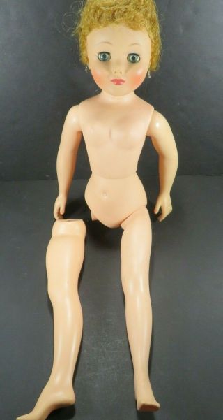 American Character - Vintage 24 " Toni Doll / Needs Tlc / Repairs