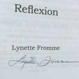 Signed Book Lynette Fromme Reflexion Charles Manson Family Memoir Rare Autograph