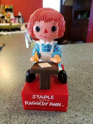 Vintage Staple With Raggedy Ann Stapler 1975