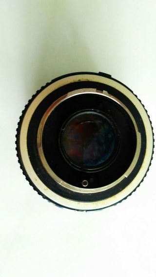Minolta MC Rokkor PF 1:1.  7 50mm Lens very rare woow 2