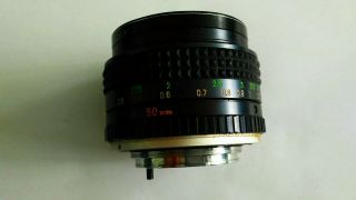 Minolta MC Rokkor PF 1:1.  7 50mm Lens very rare woow 3