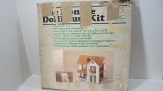 Vintage The Monroe Dollhouse Kit By Greenleaf,  Un - Built