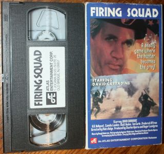 Firing Squad (vhs) David Carradine,  R.  R.  Hellquist.  Good Cond.  Rare Drama Action