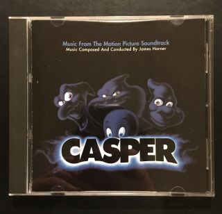 Casper Music From The Motion Picture Soundtrack Nm Oop Cd James Horner 1995 Rare