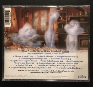 Casper Music from the Motion Picture Soundtrack NM OOP CD James Horner 1995 RARE 3